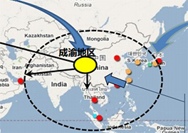 國際層面：中國中西部成為全球產業轉移新熱點